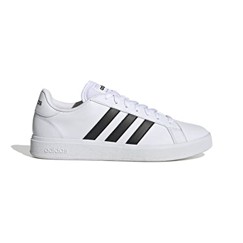 adidas Men's Grand Court Td Lifestyle Court Casual Sneakers, Ftwr White Core Black Ftwr White, 7.5 UK