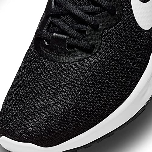 NIKE Men's Nike Revolution 6 Nn Sneaker, Black White Iron Grey, 9 UK
