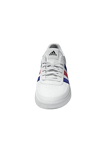 adidas Men's Breaknet 2.0 Sneaker, FTWR White/semi Lucid Blue/Better Scarlet, 8 UK