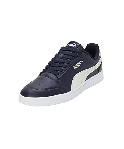 PUMA Unisex Shuffle Sneaker, Navy-Vapor Gray White, 9 UK