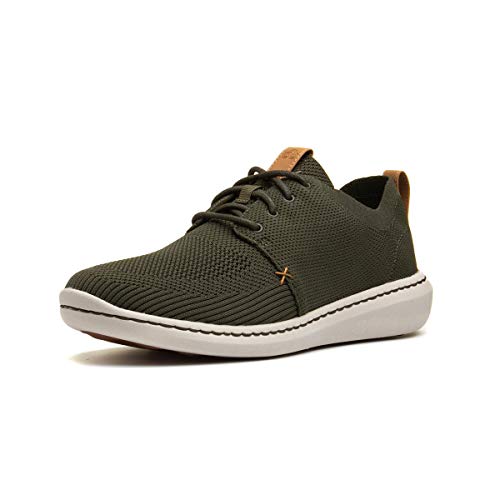 Clarks Men's Step Urban Mix Sneaker, Green Khaki, 9 UK