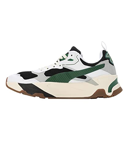 PUMA Unisex Trinity Sneaker, Black-Vine White, 9 UK