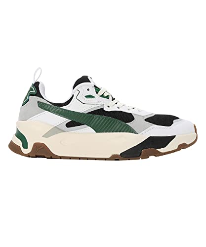 PUMA Unisex Trinity Sneaker, Black-Vine White, 9 UK