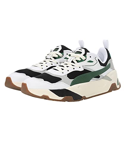 PUMA Unisex Trinity Sneaker, Black-Vine White, 9 UK