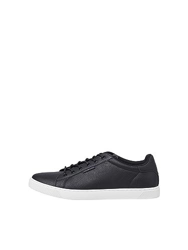 Jack & Jones Jfwtrent Pu Anthracite 19 Noos Men’s Low-Top Sneakers, Grey (Anthracite), 9 UK