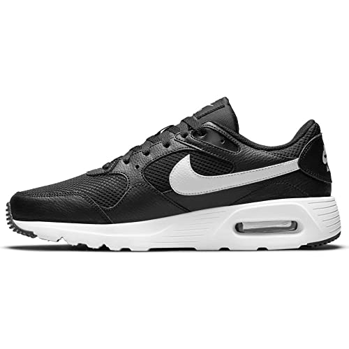 NIKE Men's Air Max Sc Sneaker, Black White Black, 9.5 UK