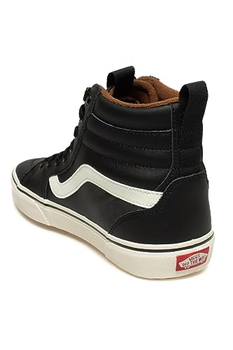 Vans Men's Filmore Hi VansGuard Sneaker, Leather Black/Marshmallow, 9 UK