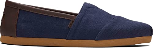 TOMS Men's Synthetic Alpargata Loafer Flat, Denim Brown, 10 UK