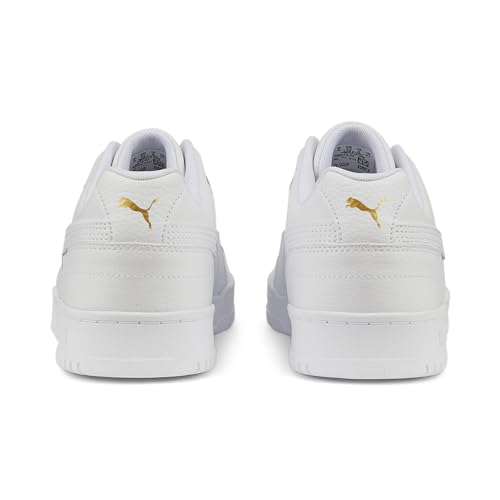 Puma Unisex Adults Rbd Game Low Sneakers, Puma White-Puma White-Puma Team Gold, 8 UK