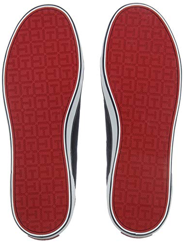 Tommy Hilfiger Men Vulcanised Trainers, Blue (Midnight), 43 EU