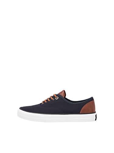 JACK & JONES Men's Jfwcurtis Casual Canvas Noos Sneaker, Blazer Navy, 10 UK