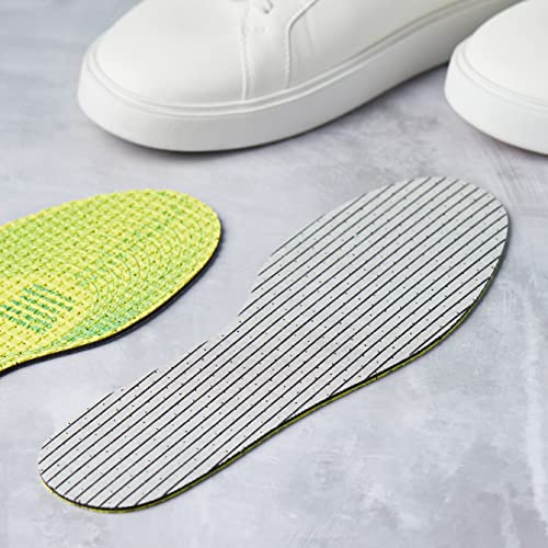 Amazon Basic Care - Wellness Flat Comfort Insoles - 3 pairs (UK Shoe Size 5-11), 6 Count, Pack of 1, White