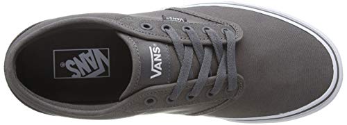 Vans Men's Mn Atwood Sneaker, Grey Canvas Pewter White, 13 UK
