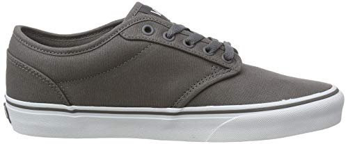 Vans Men's Mn Atwood Sneaker, Grey Canvas Pewter White, 13 UK