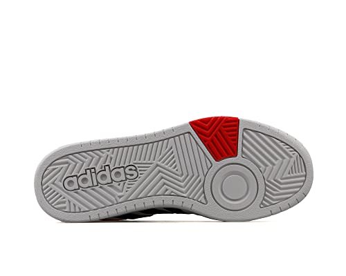 adidas Men's Hoops 3.0 Trainers, Ftwr White Legend Ink Vivid Red, 9 UK
