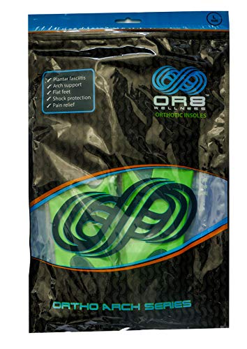2 Pairs Plantar Fasciitis Orthotic Insoles Arch Support Shoe Boot Inserts Women Men Insole Flat Feet Insert ORTHO ARCH PLANTAR Series (M 7-8.5)