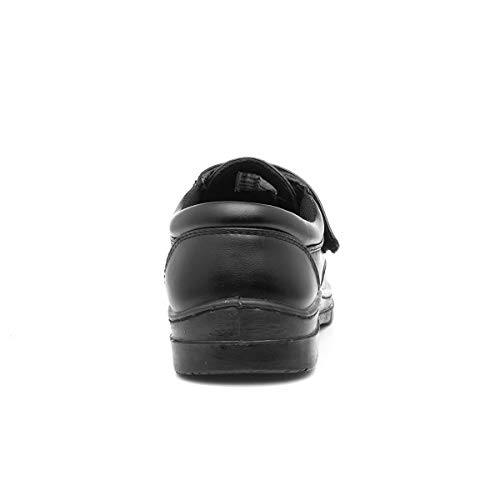 Hobos Brett Mens Casual Easy Fasten Shoe in Black - Size 12 UK - Black