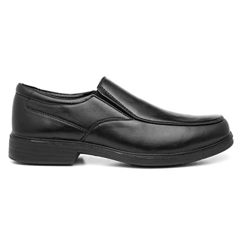Hobos Brady Mens Black Slip On Formal Shoe - Size 12 UK - Black