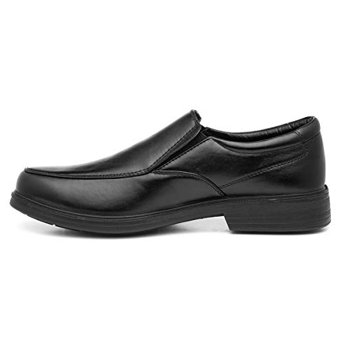 Hobos Brady Mens Black Slip On Formal Shoe - Size 12 UK - Black