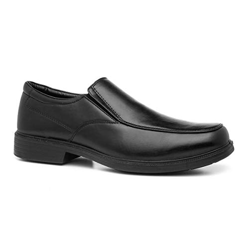 Hobos Brady Mens Black Slip On Formal Shoe - Size 12 UK - Black