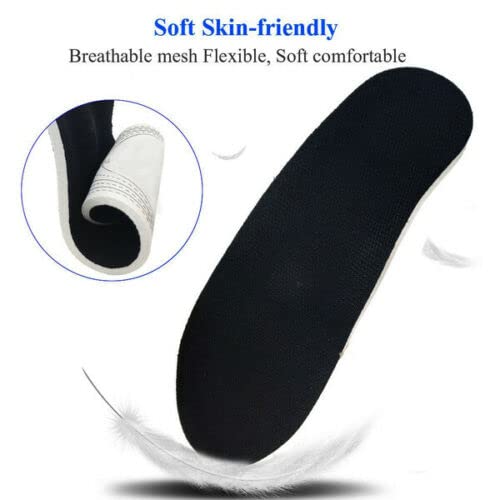 Plantar Fasciitis Relief Arch Support Shoe Inserts Insoles for Flat Feet for Men and Women, Orthotic Feet Heel Pain Shock Absorption Comfortable Insoles (Large EU 40-46)