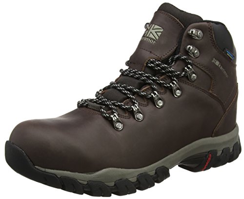 Karrimor Mendip 3 CH weathertite waterproof leather walking boot, Dark Brown, UK 9