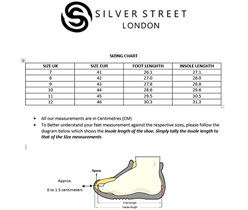 Silver Street London Men's Leather Argyll Chelsea Boot (Brown, 9 UK, numeric_9)