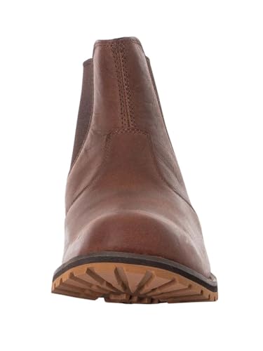 Timberland Men's Attleboro Pt Chelsea Boot, Dk Brown Full Grain, 10 UK