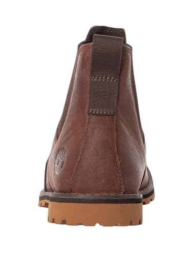 Timberland Men's Attleboro Pt Chelsea Boot, Dk Brown Full Grain, 10 UK