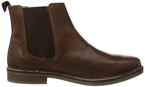 Thomas Crick Men's 'Bamford' Formal Chelsea Boots, Classic, Comfortable and Stylish Boots for Any Occasion, Made with Leather For an Effortless and Chic Look (Black/Wood)
