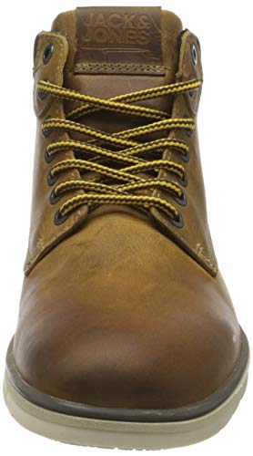 JACK & JONES Men's Jfwtubar Leather Honey Sn Ankle Boot, Honey, 9 UK