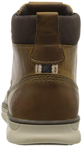 JACK & JONES Men's Jfwtubar Leather Honey Sn Ankle Boot, Honey, 9 UK