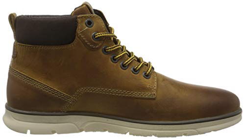 JACK & JONES Men's Jfwtubar Leather Honey Sn Ankle Boot, Honey, 9 UK