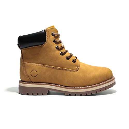 Bruno Marc Mens Classic Snow Boots Outdoor Winter Ankle Boots,SBSB226M-E,YELLOW,7 UK/41 (EUR)