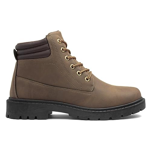 Urban Territory Bill Mens Brown Lace Up Boot - Size 9 UK - Brown