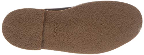Clarks Men's Desert Boot Bushacre 3, Dark Brown Lea, 8 UK