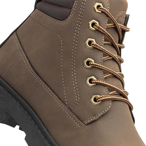 Urban Territory Bill Mens Brown Lace Up Boot - Size 9 UK - Brown