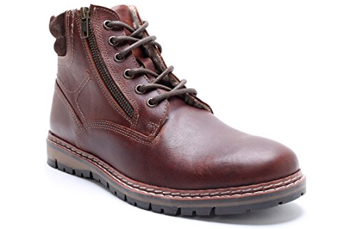 Thomas Crick Men's 'Sawston' Formal Boots, Classic, Comfortable and Stylish Boots for Any Occasion, Made with Leather, Effortless and Fashionable (Wood)