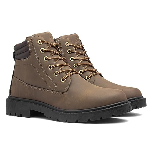 Urban Territory Bill Mens Brown Lace Up Boot - Size 9 UK - Brown