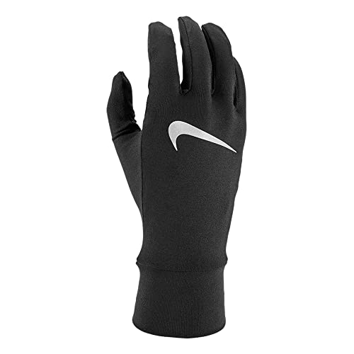 NIKE Unisex - Black- L/Xl NIKE MENS FLEECE GLOVE RG BLACK L XL, 082 Black/Black/Silver, L-XL UK