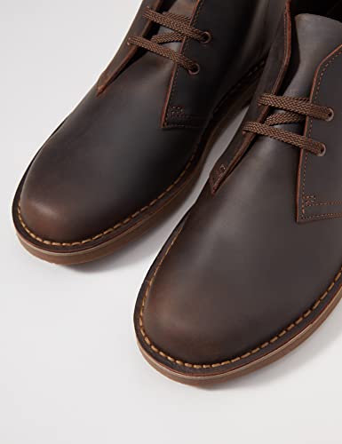 Clarks Men's Desert Boot Bushacre 3, Dark Brown Lea, 8 UK