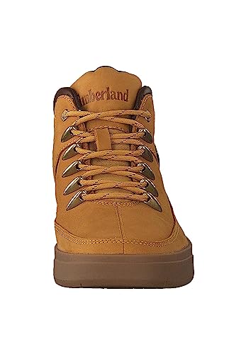 Timberland Men's Davis Square Hiker Hiking Boots, Wheat Nubuck, 8 UK