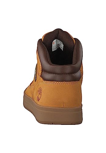 Timberland Men's Davis Square Hiker Hiking Boots, Wheat Nubuck, 8 UK
