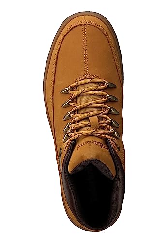 Timberland Men's Davis Square Hiker Hiking Boots, Wheat Nubuck, 8 UK