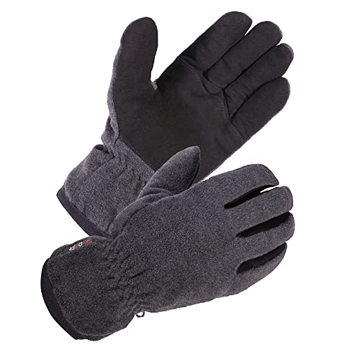 SKYDEER Winter Gloves with Soft Deerskin Suede Leather For Men and Women Cold Weather (SD8662T/XL, Warm 3M Thinsulate Insulation)