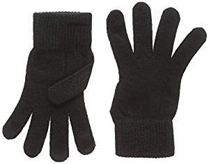 Hats of London Adults magic stretch gloves in black. Ideal winter wear