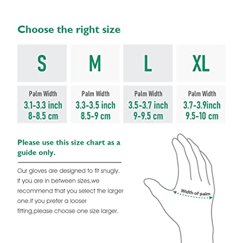 COOLJOB Winter Gloves, Thermal Gloves for Men Women, Touchscreen Gloves with Anti-Slip Grip, Warm & Lightweight Windproof Sport Gloves for Cycling, Hiking, Walking Dogs, One Pair, Black, L