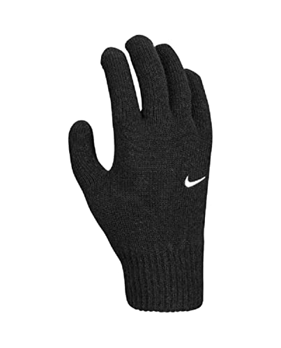 NIKE MENS SWOOSH KNIT TG 2.0 GLOVE - BLACK - S/M