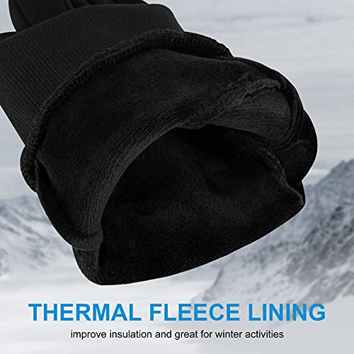 coskefy Running Gloves, Thermal Touch Screen Gloves Winter Gloves Men Women for Cycling Biking Sports Walking Skiing Liners