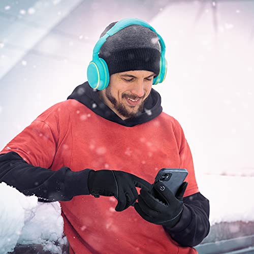 coskefy Running Gloves, Thermal Touch Screen Gloves Winter Gloves Men Women for Cycling Biking Sports Walking Skiing Liners